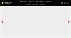 Desktop Screenshot of nationalmedalofhonor.com
